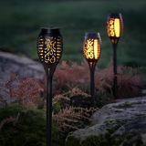 Solar Flame Garden Lantern