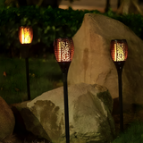 Solar Flame Garden Lantern